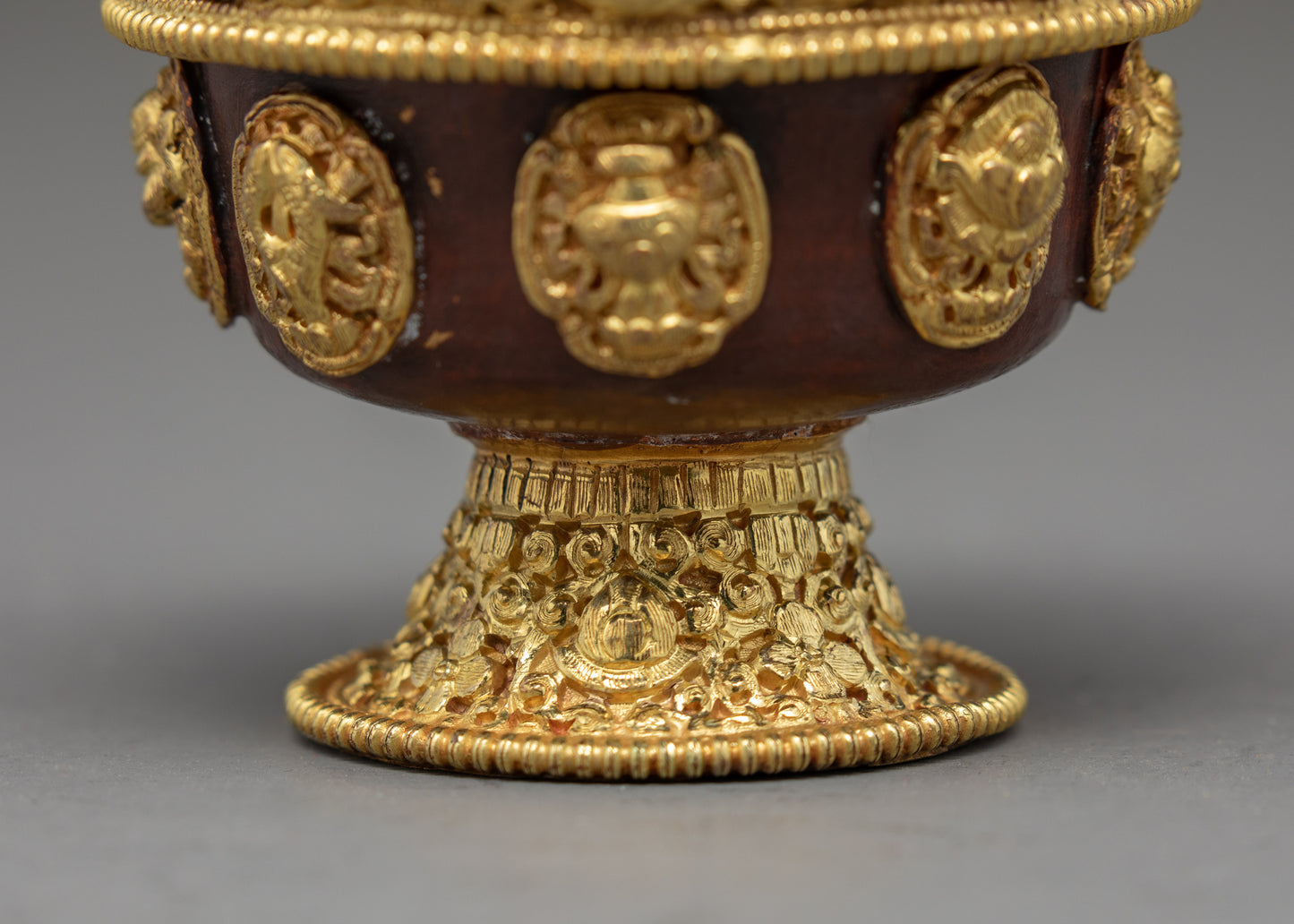 Ting Water Bowl | Set Of Seven Offering Cups | Buddhist Decorations