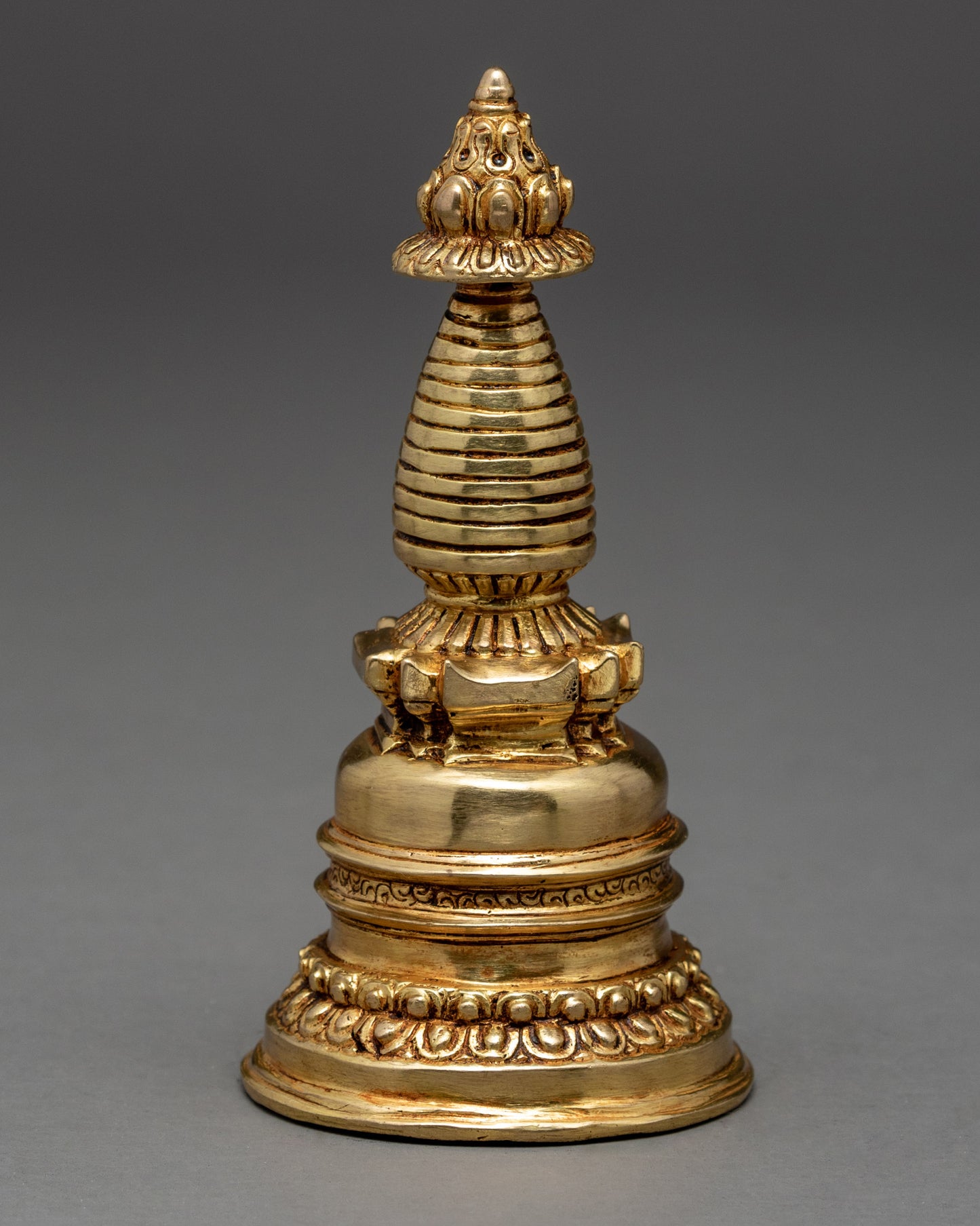 Handmade Gold Plated Stupa