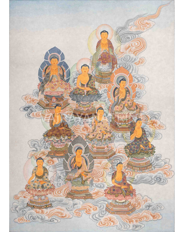 Buddha Thangka Print 