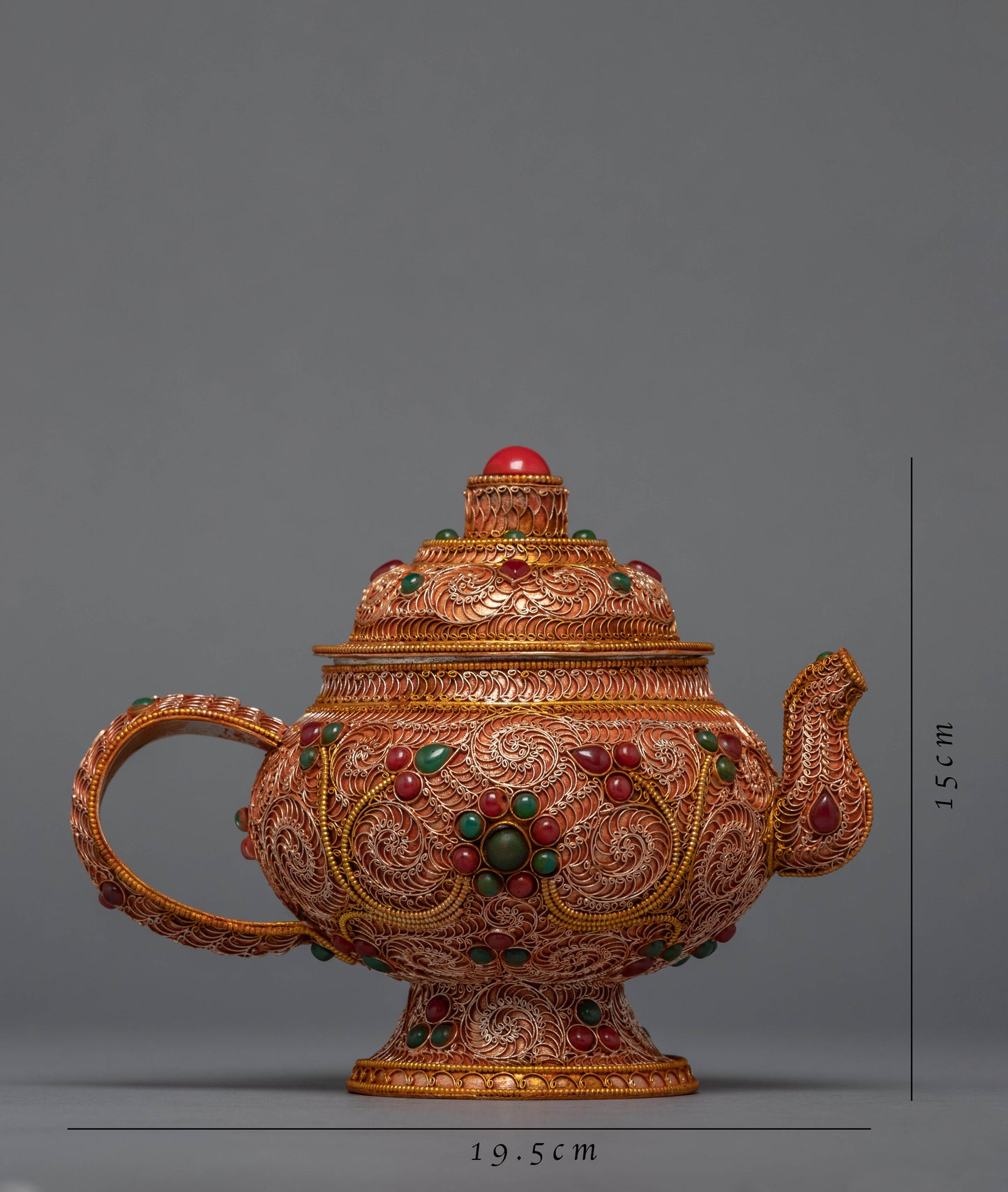 Tibetan Handmade Tea Pot | Himlayan Art Work