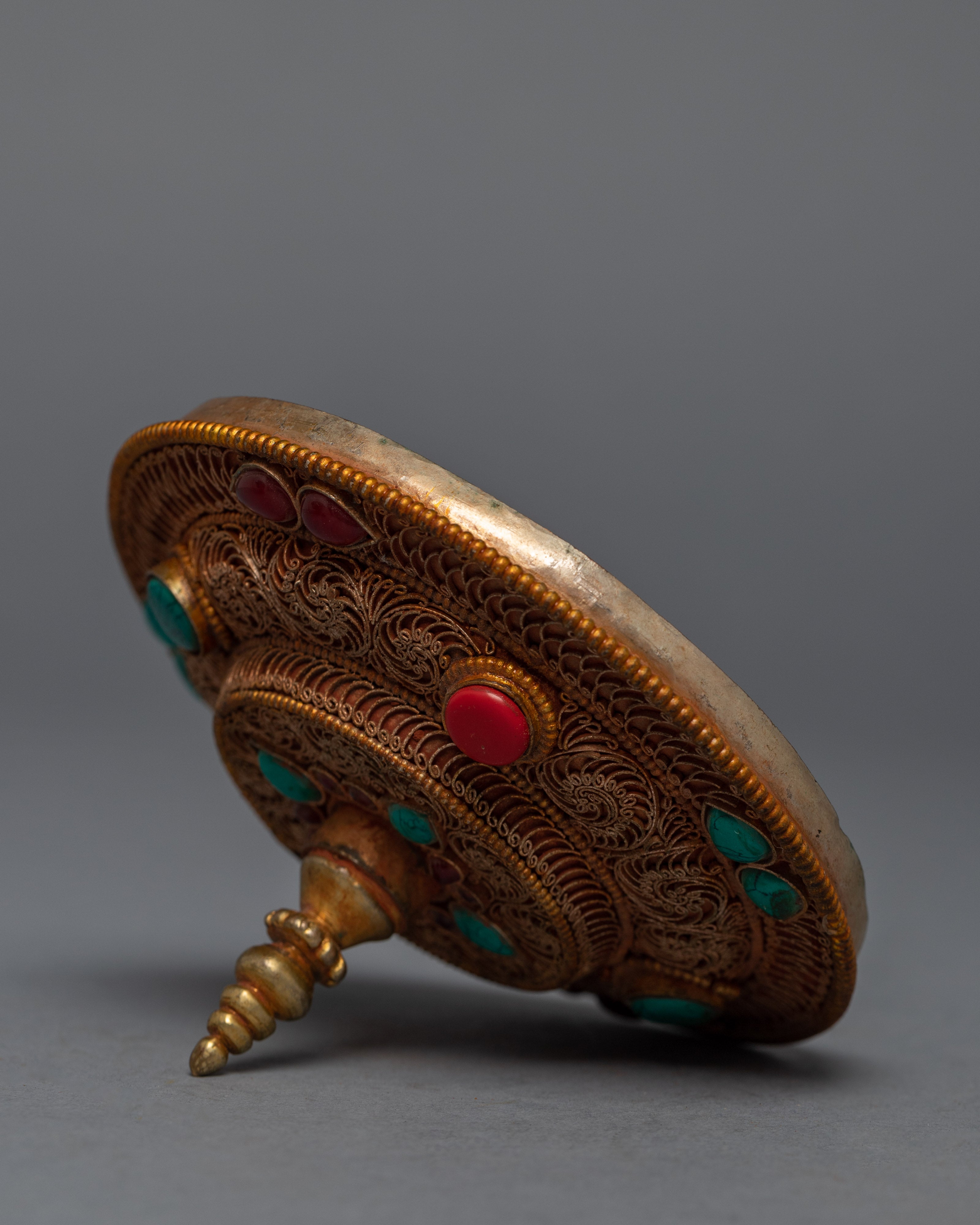 Buddhist Pot"Nesi " | 24K Gold Plated Pot
