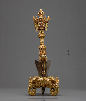 Handcrafted Phurba | Buddhist Ritual Item | Tibetan Altar Kit