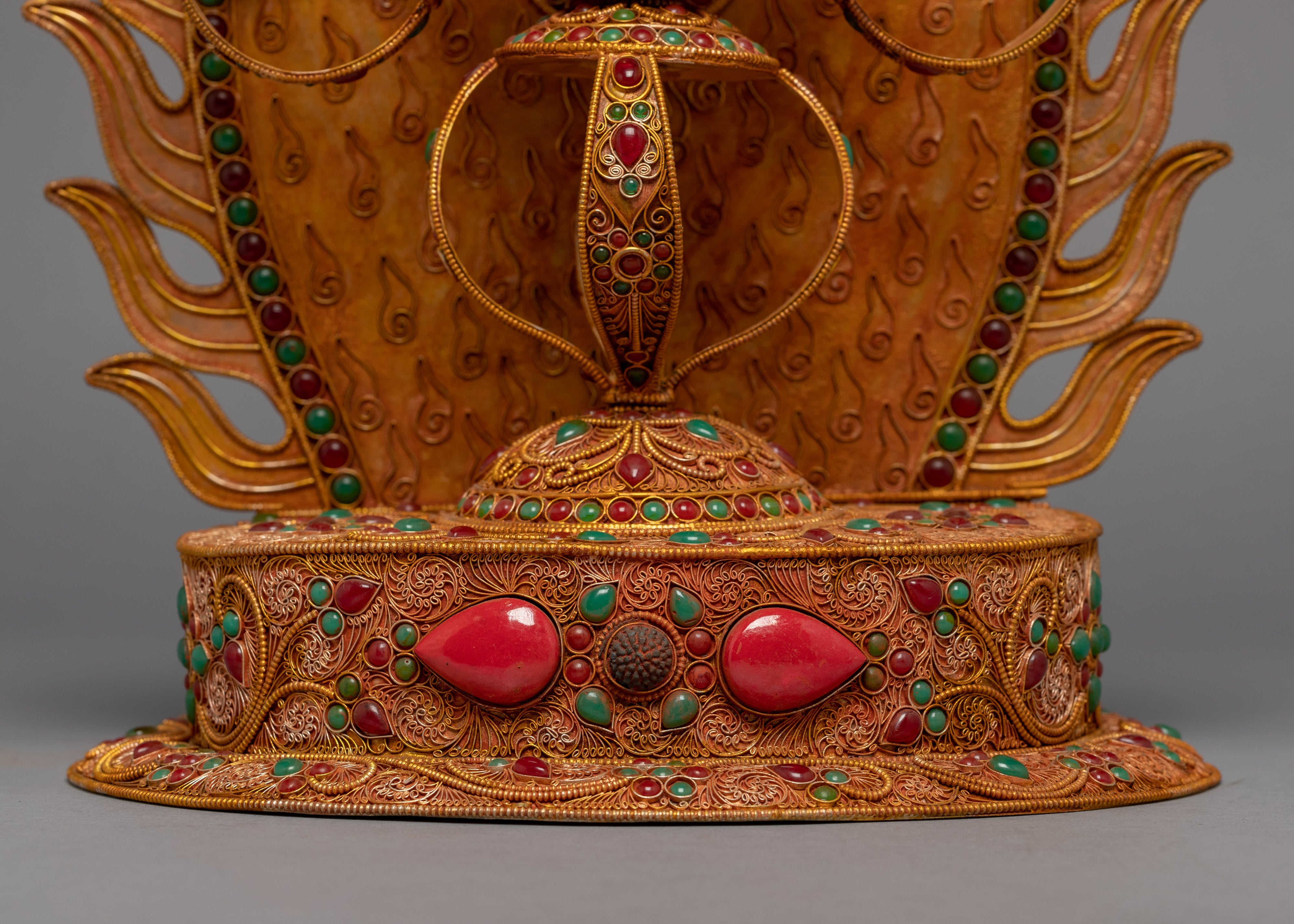 Stand Vajra Filigree Inlay | Handmade Thunderbolt from Nepal