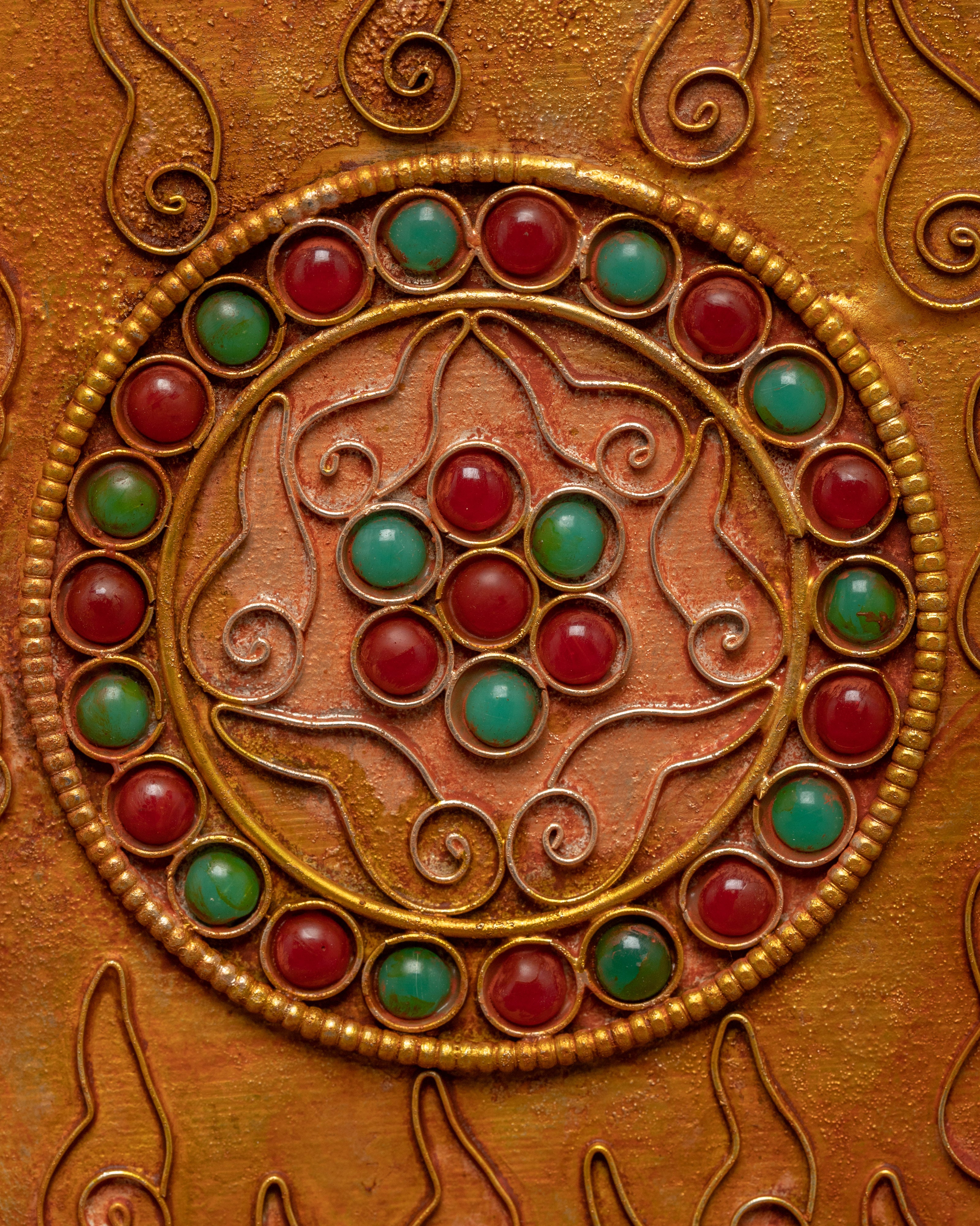 Stand Vajra Filigree Inlay | Handmade Thunderbolt from Nepal