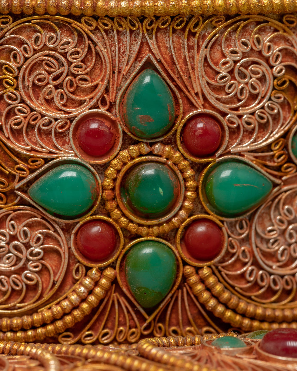 Stand vajra Filigree inlay | Handmade Thunderbolt from Nepal