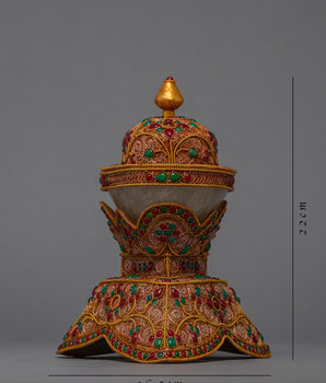 Buddhist Kapala | 24k Gold Plating