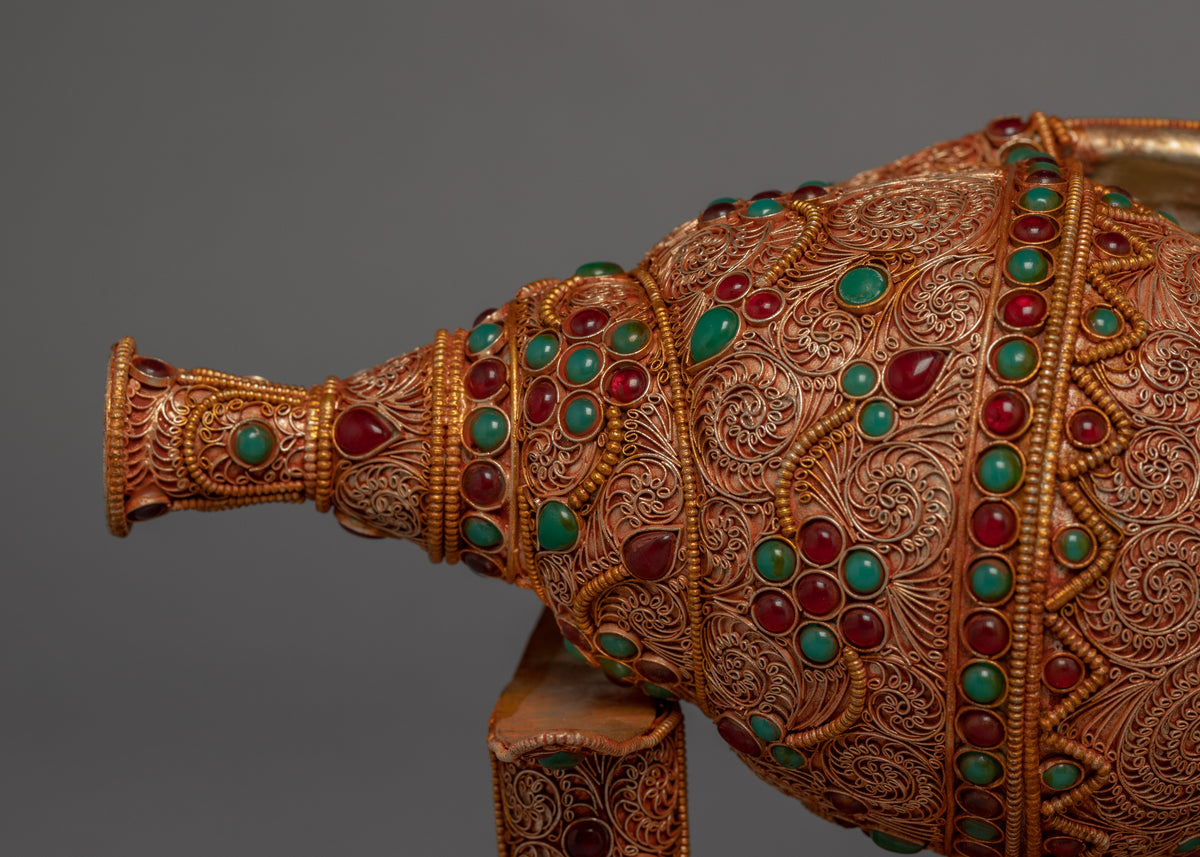 Conch Shell Symbolism in Buddhism | 24K Gold Plated