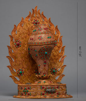 Spiritual Filigree Conch Shell with Stand | Handcrafted Conch Shell | Gift Ideas