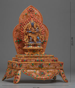 Mahakala Statue | Six Armed Buddhist deity