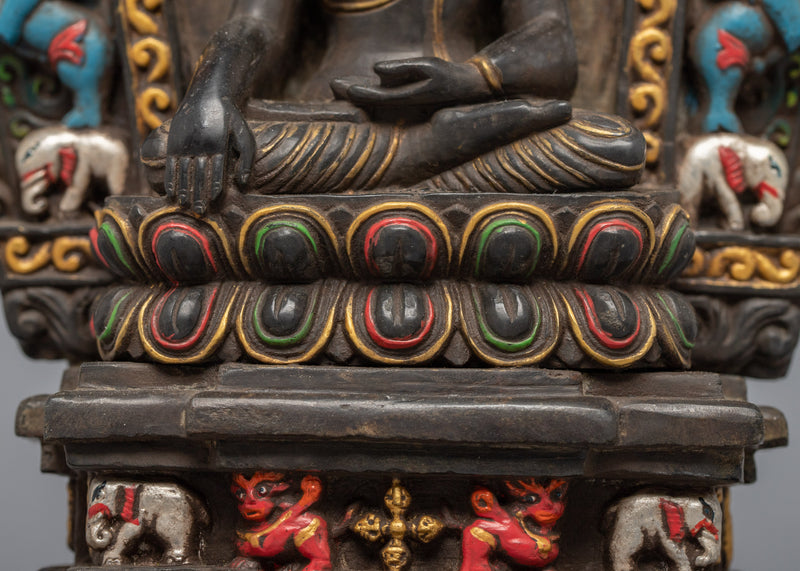 Buddha Shakyamuni Statue Tibet | Handmade Buddha Statue