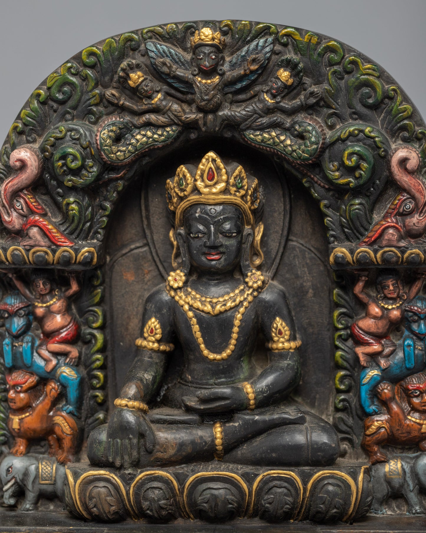 Buddha Shakyamuni Statue | Traditional Handcrafted Buddhist Statue