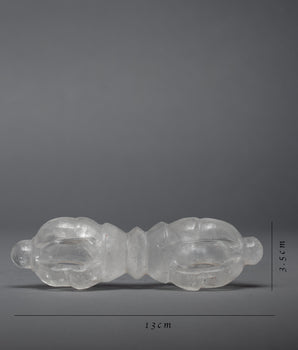 Buddhist Crystal Vajra Dorje | HImalayan Art