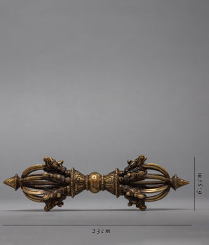 Tibetan Vajra | Gold plated Thunder Bolt"Vajra"