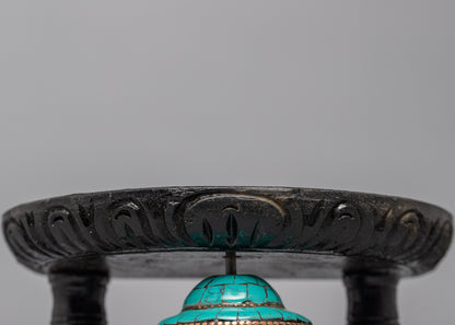 Mantra Creafted Prayer Wheel | Buddhist Home Decor