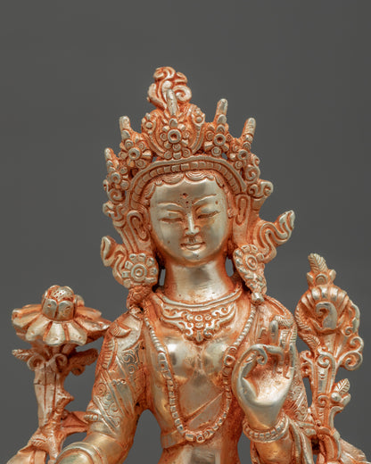 Green Tara Buddha Statue | Handmade in Nepal, Himalayan Buddhist Art