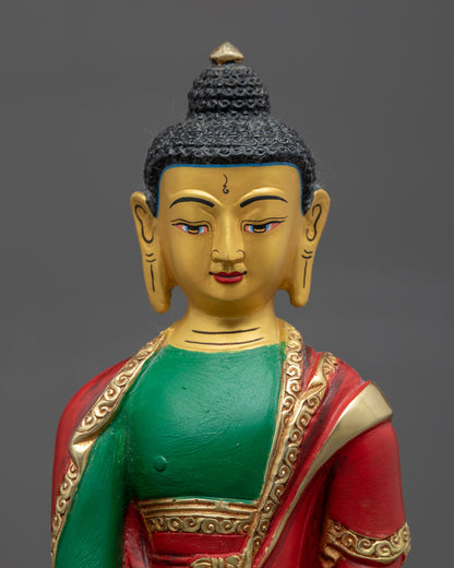 Buddha Shakyamuni Statue | Traditional Handcrafted Buddhist Art