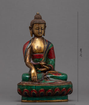 Historical Buddha Shakyamuni Statue | Handcrafted Buddhist Statue for Meditation