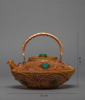 Small Tea Pot | 24k Gold plating