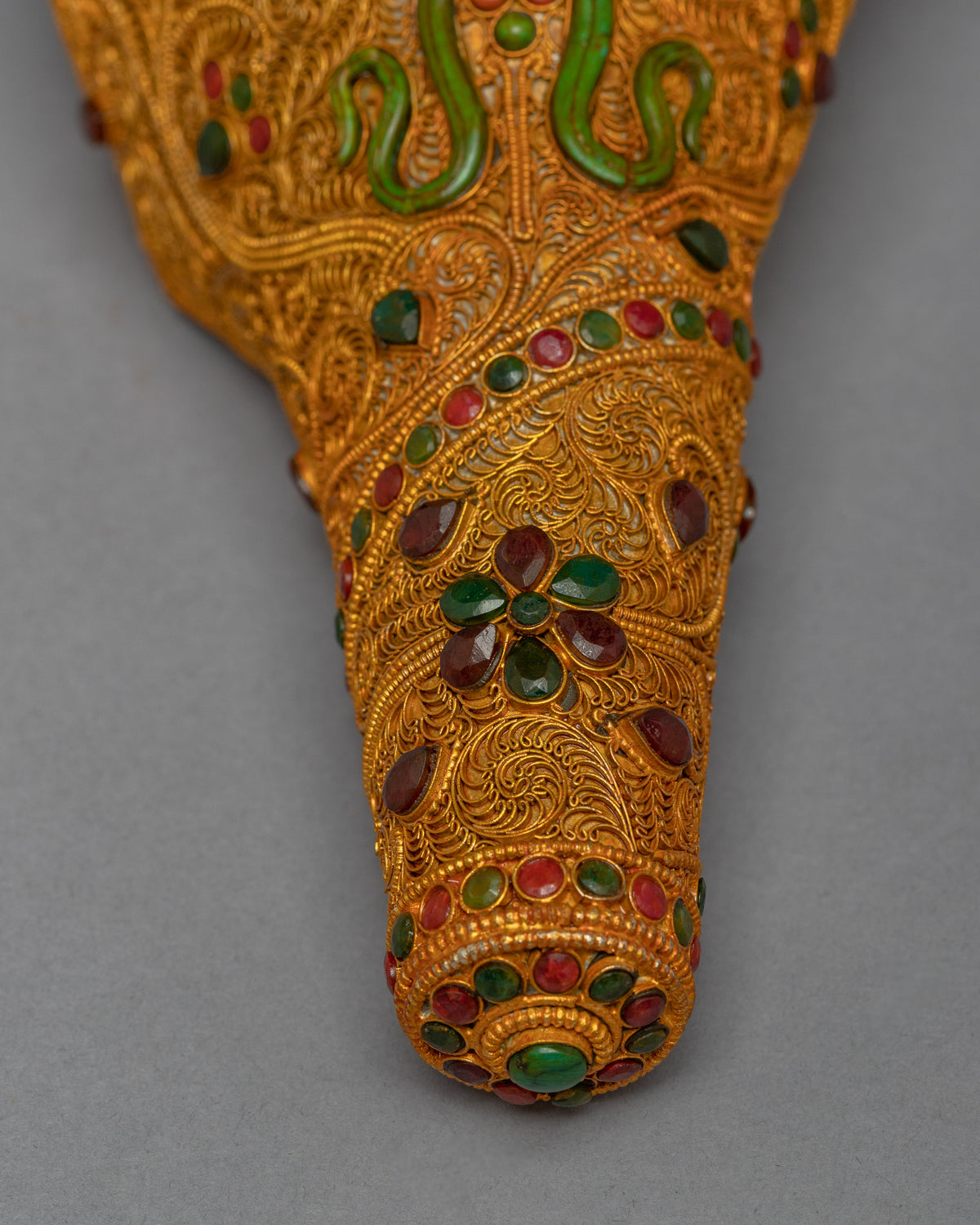 Gold Plated Conch | Himalayan Art