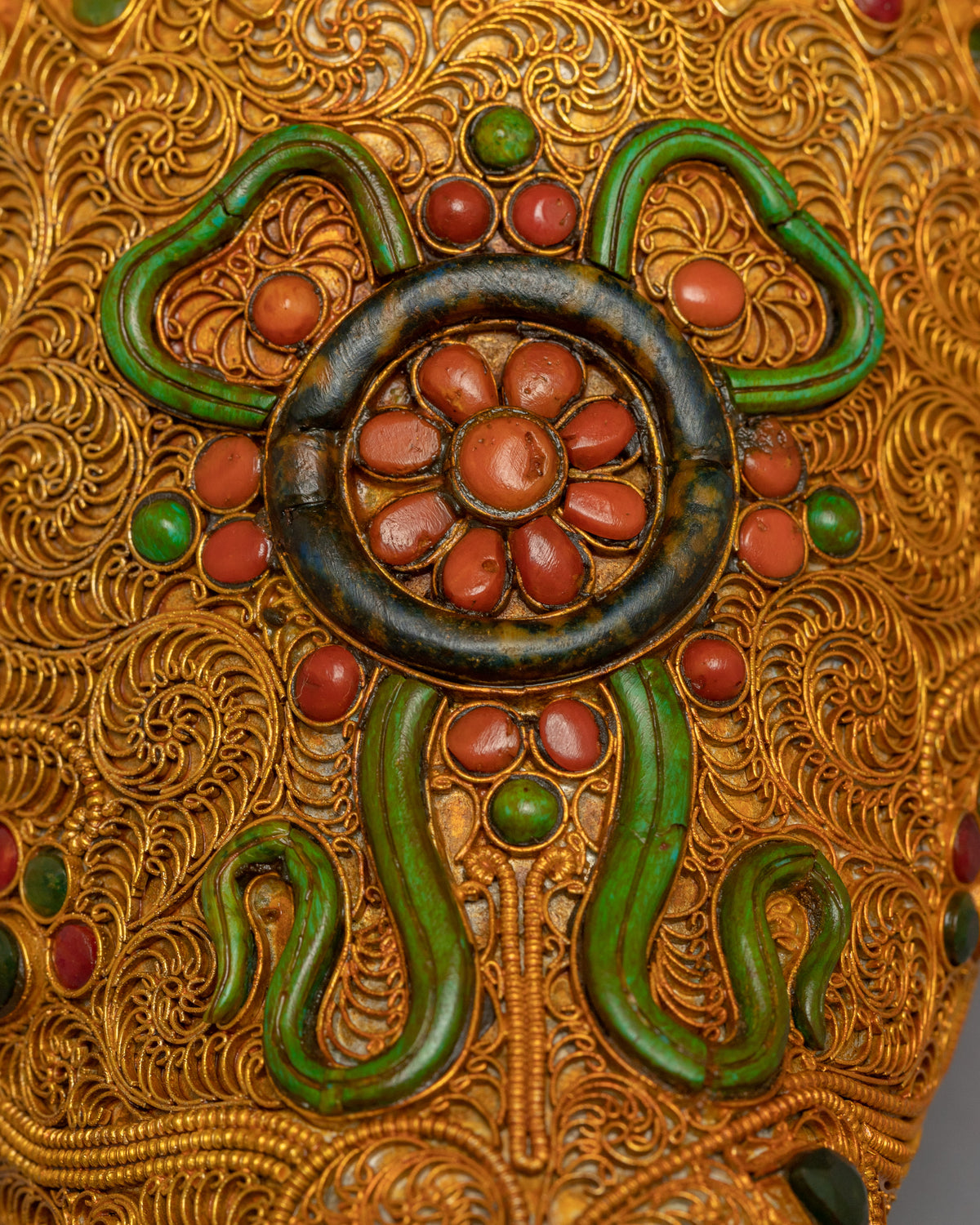 Gold Plated Conch | Himalayan Art