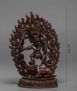 Mini Yamantaka Sculpture | Buddhist Deity Figurine