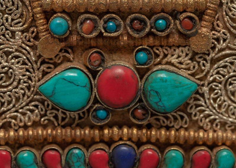 Tibetan Ghau Pendant | Protective Portable Altar