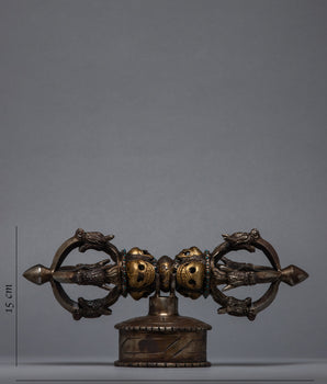 Tibetan Vajra Dorje | 24K Gold Plated Thunder Bolt