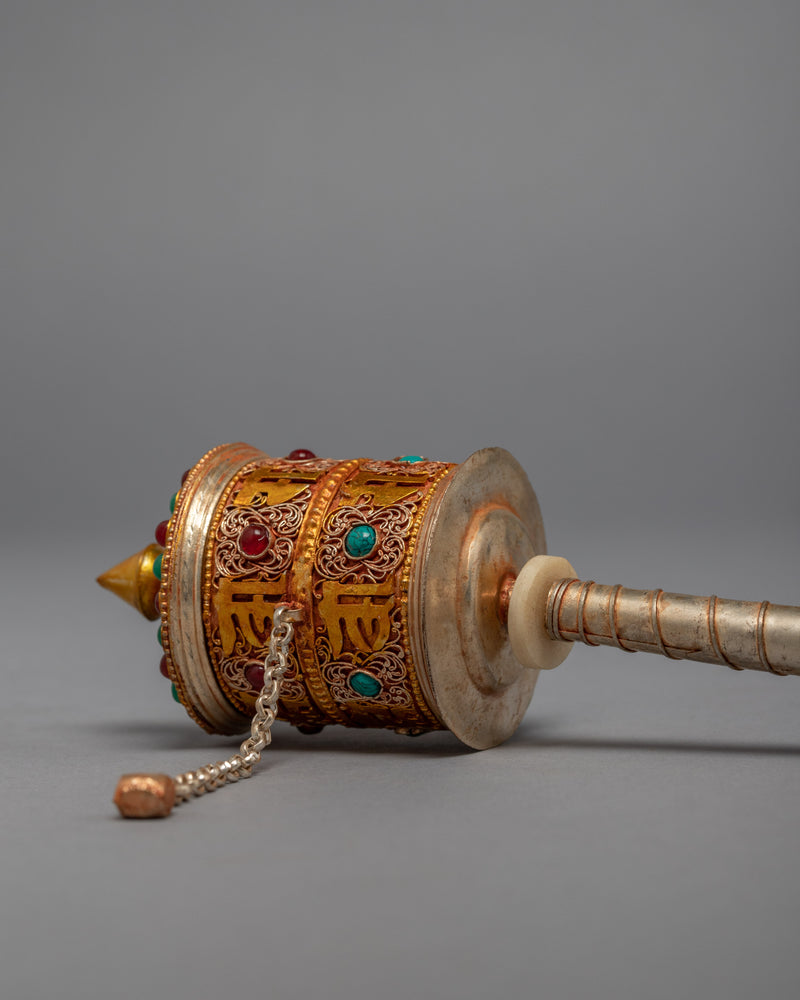 Buddist Prayer Wheel | Handcrafted Wheel For the Meditaion