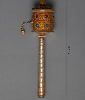Buddist Prayer Wheel | Handcrafted Wheel For the Meditaion
