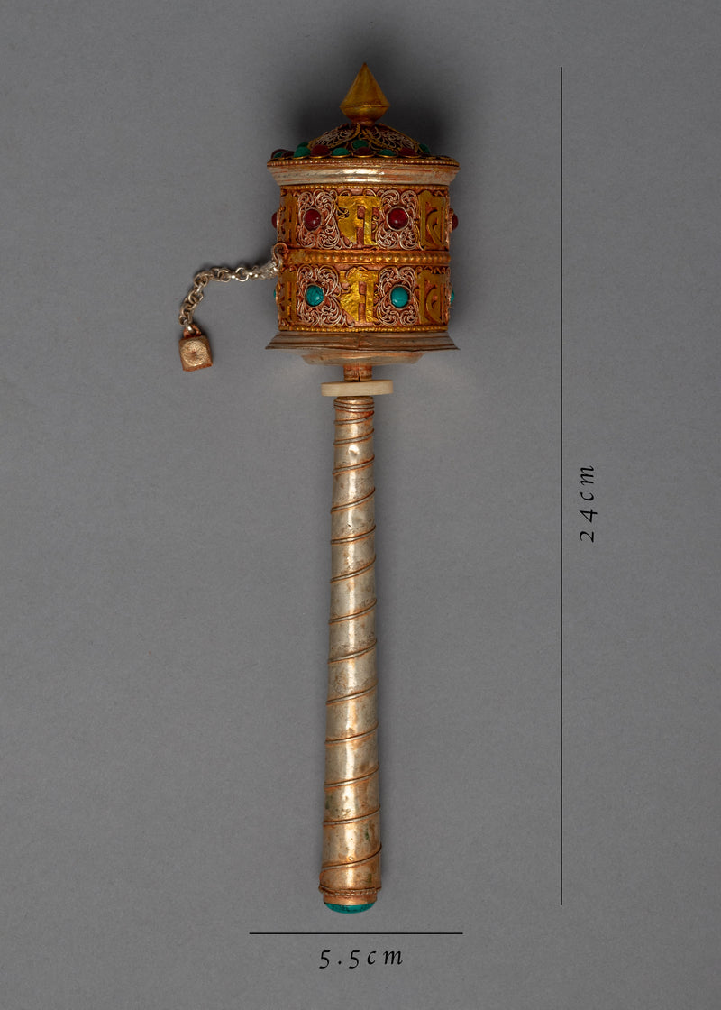 Buddist Prayer Wheel | Handcrafted Wheel For the Meditaion