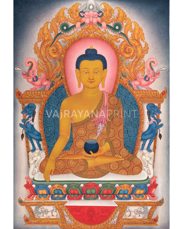 Buddha Shakyamuni Thangka Print