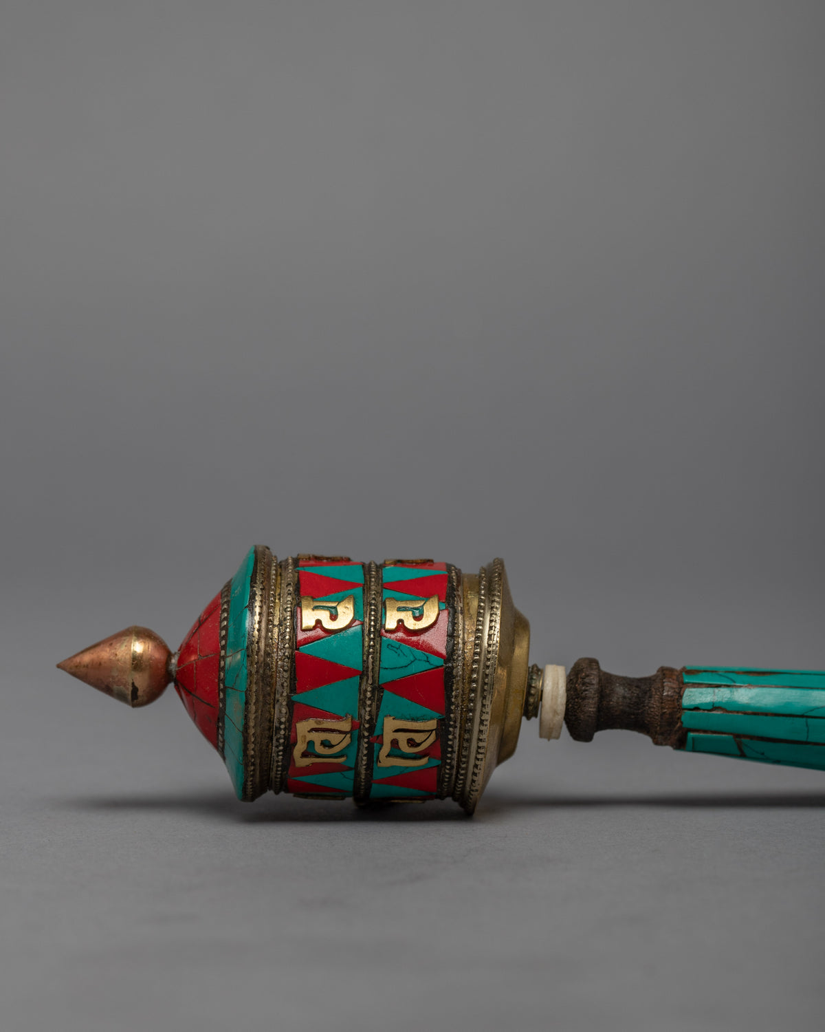 Handcrafted Prayer Wheel | Meditation and Mindfulness | Ritual Objects