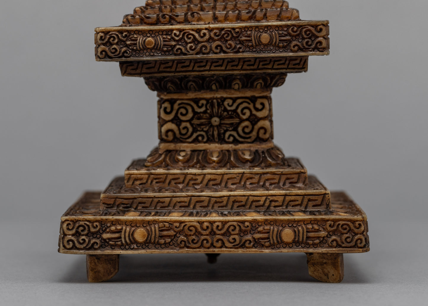 Himalayan Buddhist Architecture Stupa For Ritual | Hand-Crafted Chorten Artwork