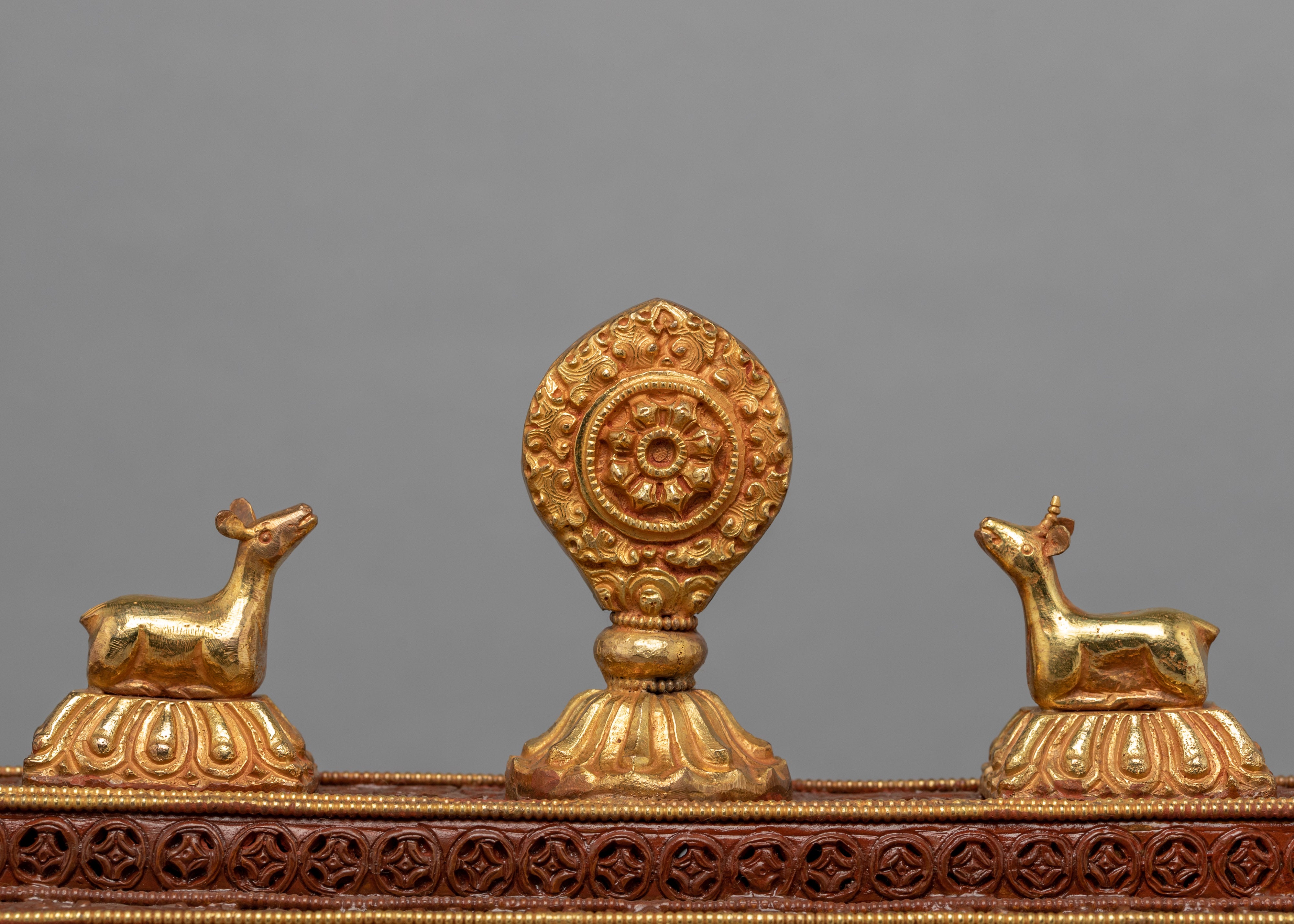 Incense Burner Tibetan Ritual Item | Traditionally carved Auspicious Symbol Burner