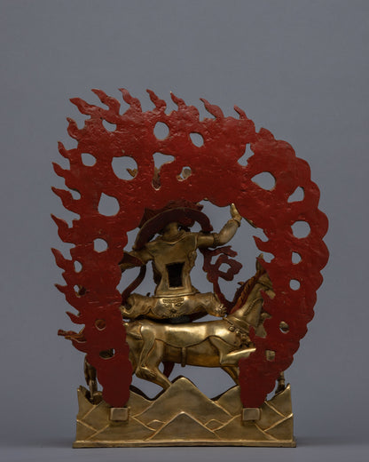 Palden Lhamo Statue for Religious Purpose | Buddhist Fierce Protector Deity Art
