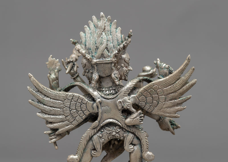 Vajrakilaya Consort Statue | Silver Plated Statue