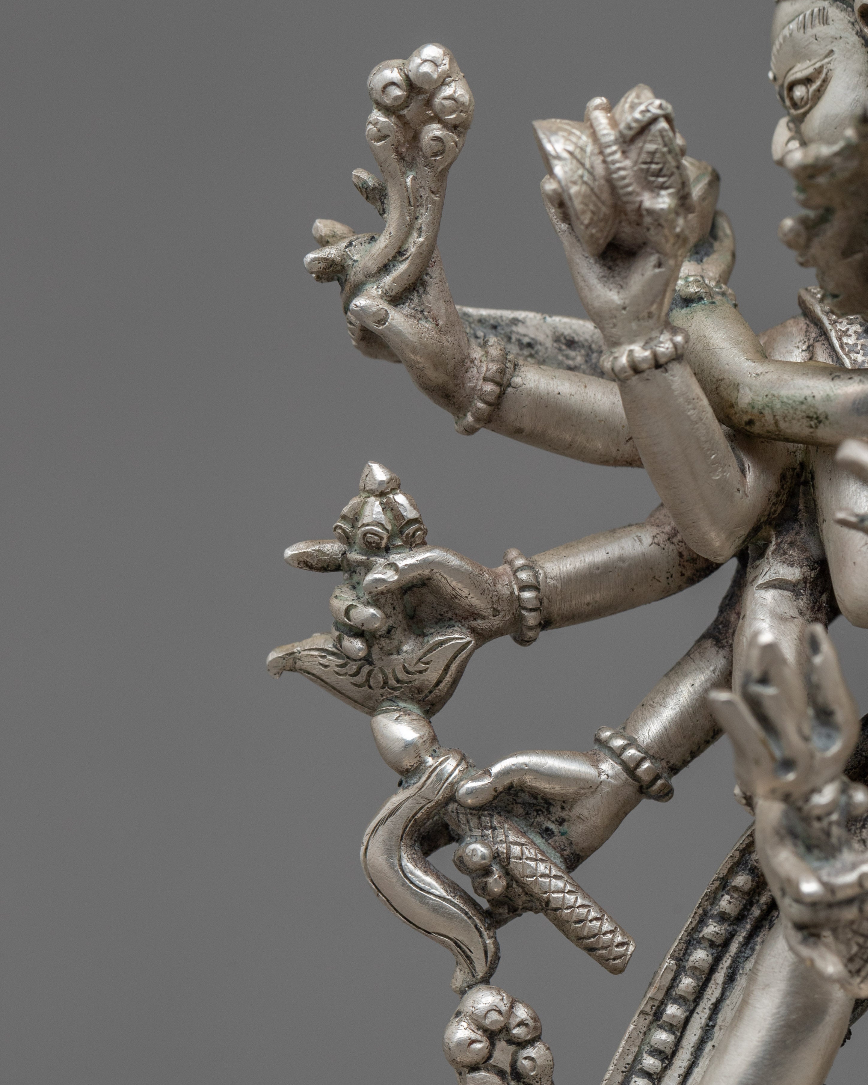 12 Armed Chakrasamvara Statue with Consort | Himalayan Art Work