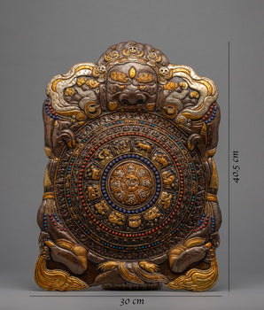 Zodiac Calander Mandala | Wheel Of life