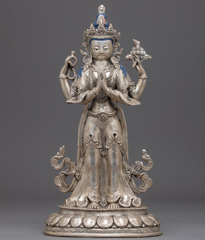 Standing Chenrezig Statue 