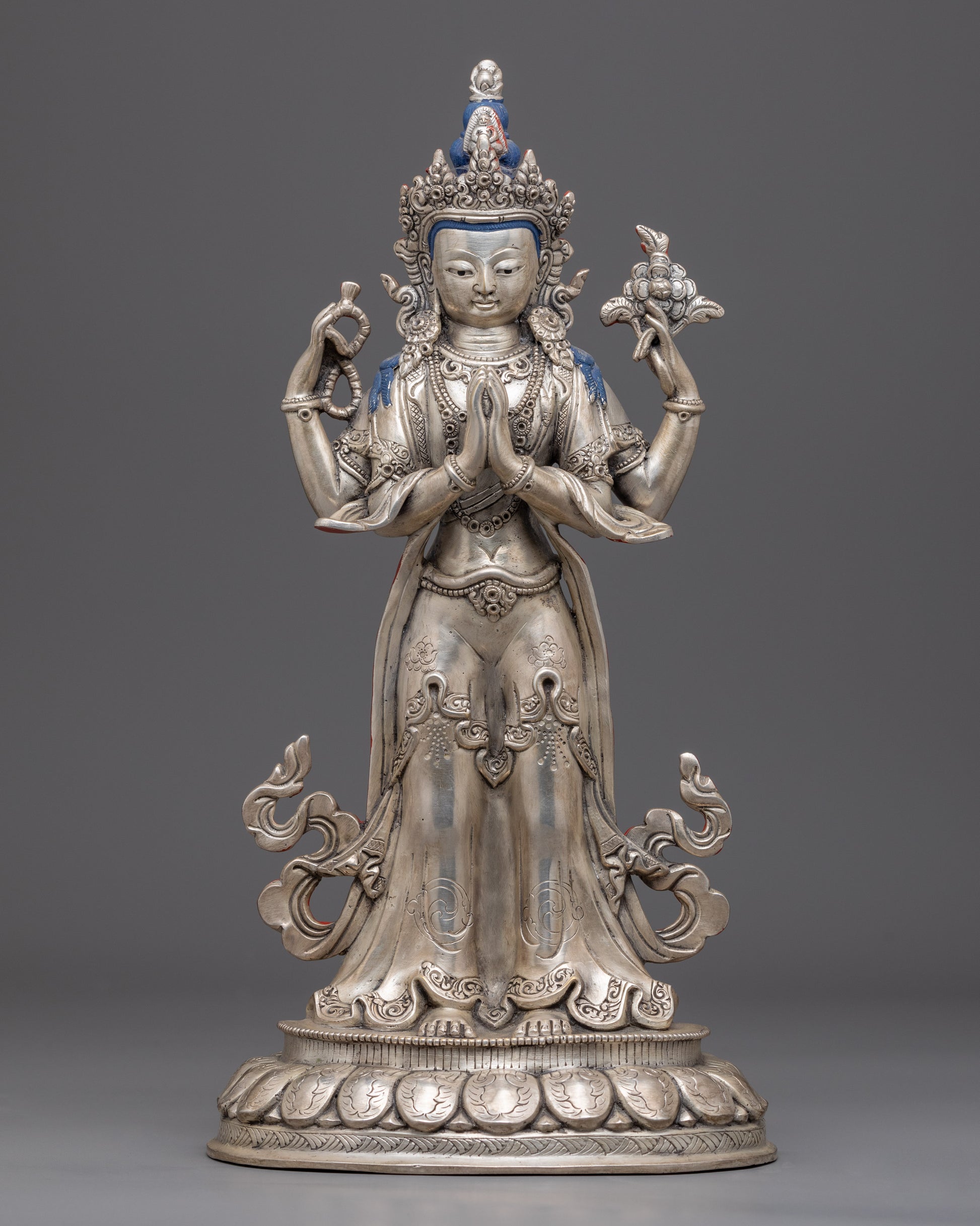 Standing Chenrezig Statue