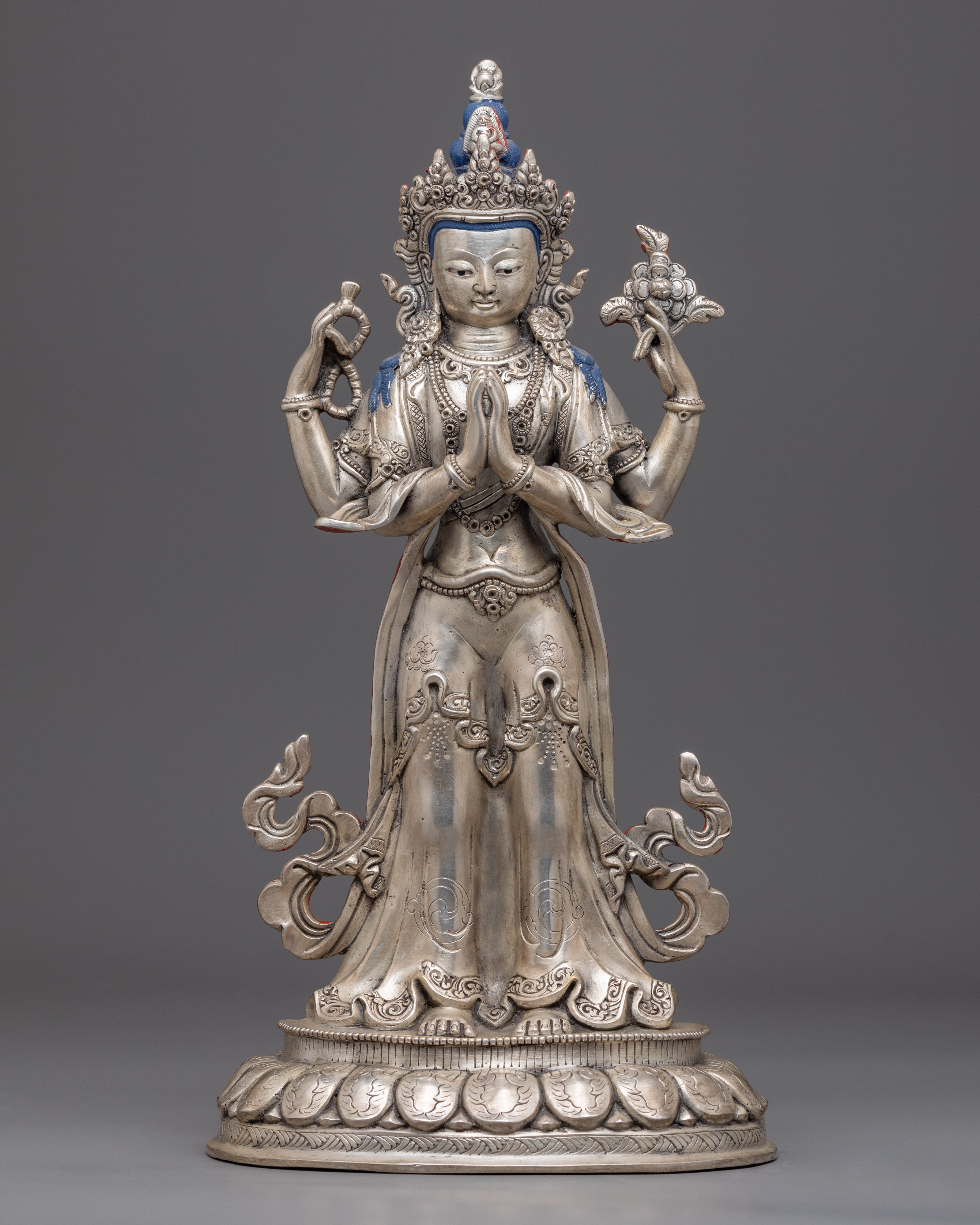 Standing Chenrezig Statue