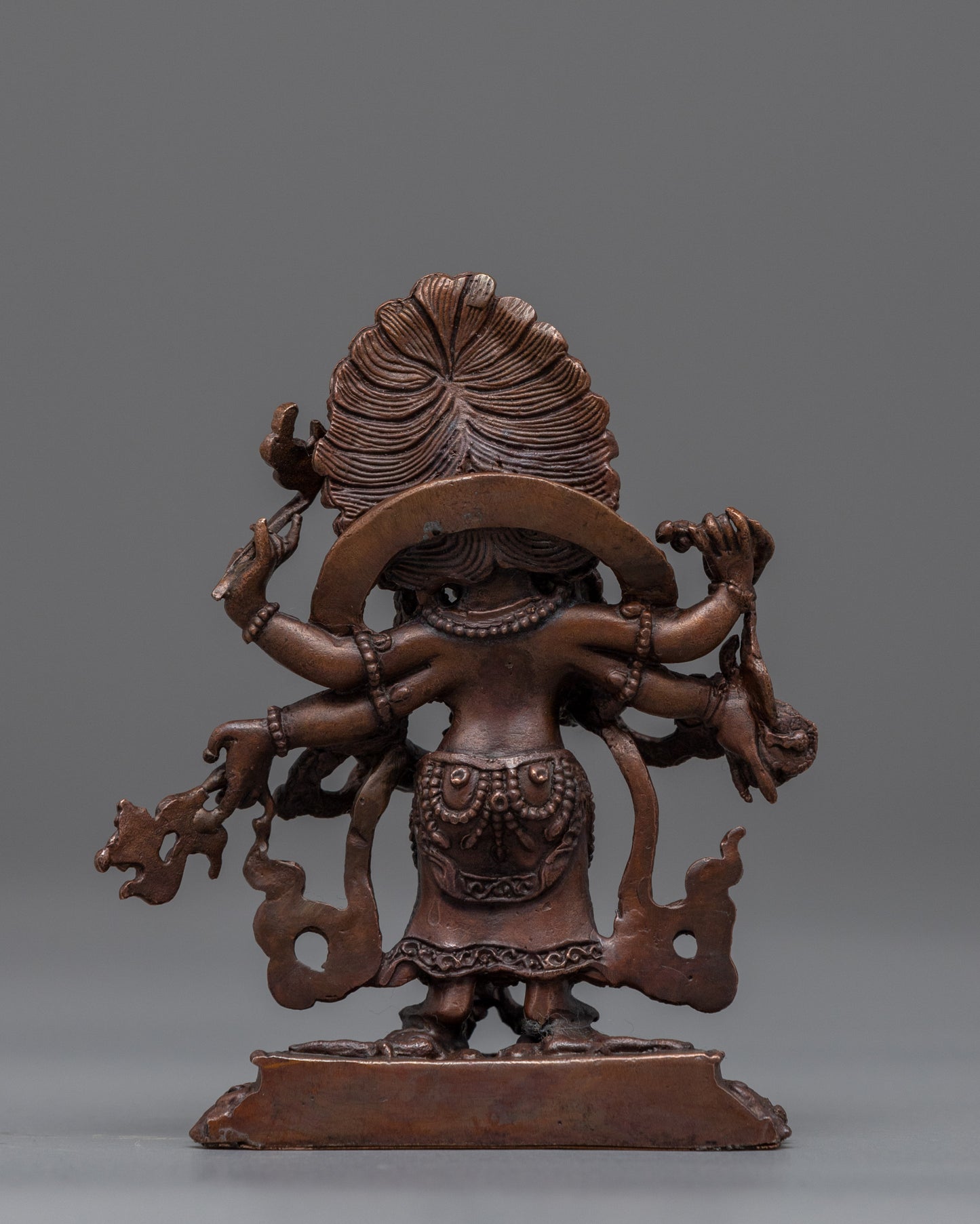 Himalayan Statue For White Mahakala Mantra Practice | Traditional Tibetan Buddhist Artcraft