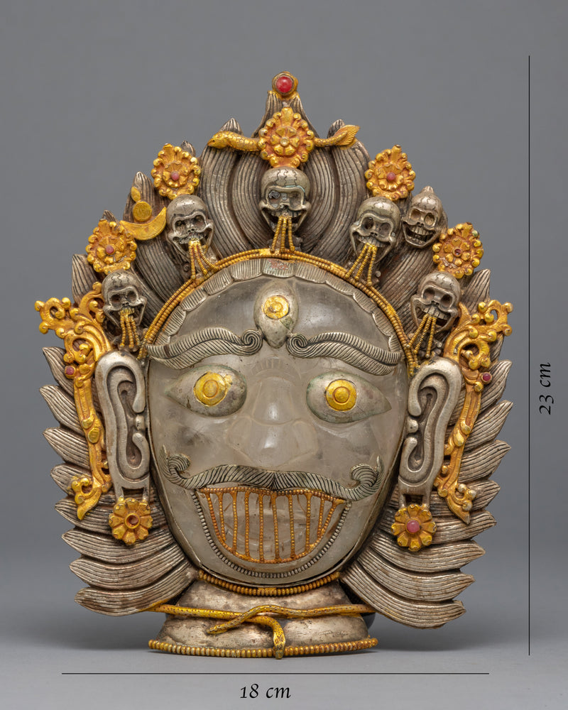 Bhairav Crystal Face | Wall Hanging Decoration