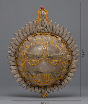 Surya Dev Crystal Face | Wall Hanging