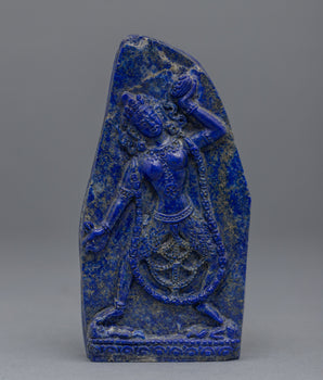 Hand-Carved Lapis Yogini