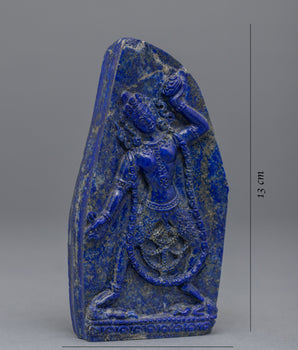 Hand-Carved Lapis Yogini | Tantric Buddhism