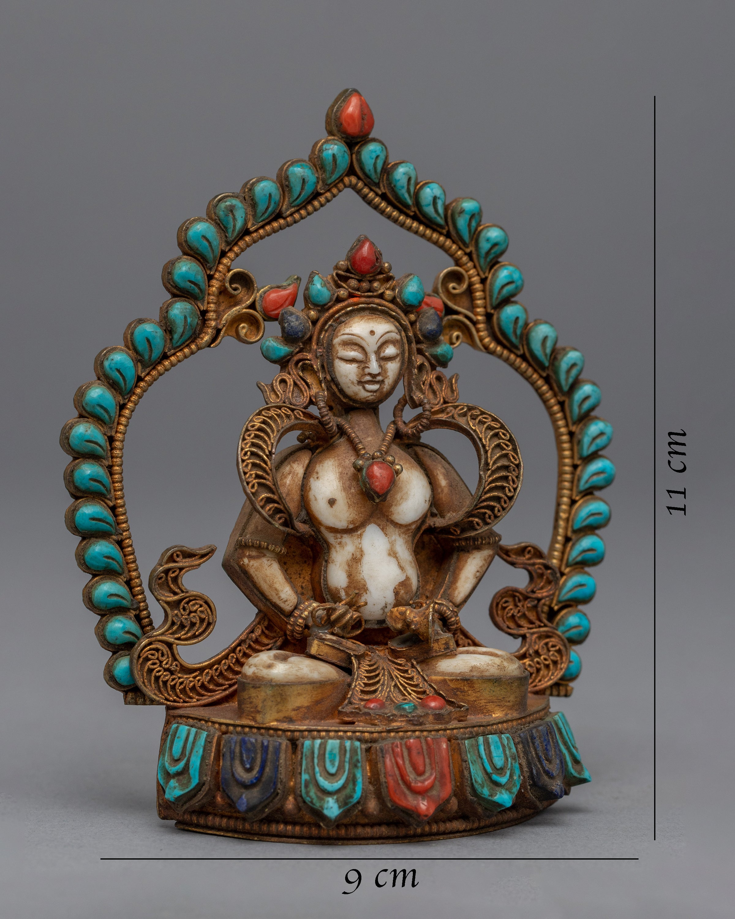 Statue To Chant Mantra Of Vajrasattva | Himalayan Traditional Artwork