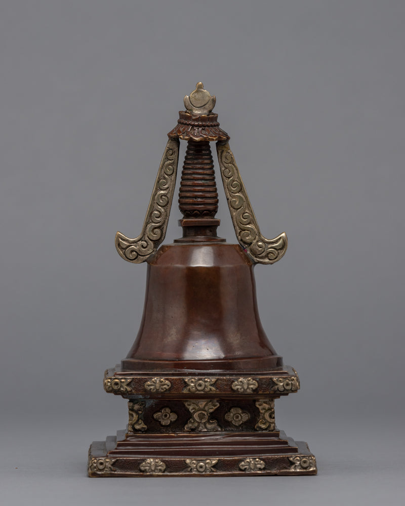 Copper Buddhist Stupa | Home Decor Stupa