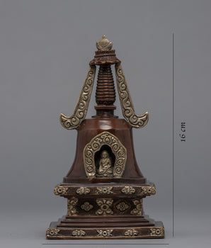 Copper Buddhist Stupa | Home Decor Stupa