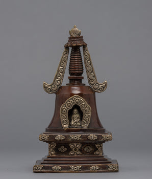 Copper Buddhist Stupa